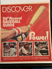 1976 (4/4) Annual Baseball Guide Philadelphia Bulletin Newspaper Insert 44 Pgs picture