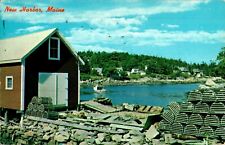Back Cove, New Harbor, Maine ME 1985 chrome Postcard picture