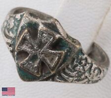 Ring GERMAN IRON Cross GERMANY WWII ww1 WWI ww2 1914-1918 Soldiers AMULET Jewel picture