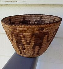 Apache or Pima Indian Hand Woven Friendship Basket Med 1800's. picture