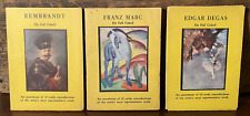 Post Card Depictions of Art Rembrandt Edgar Degas And Franz Marc Set of 15 picture