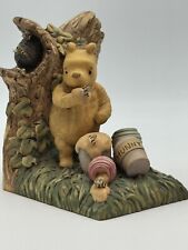 Vintage Charpente Classic Winnie The Pooh Honey Pots Book Ends  Retired RARE picture