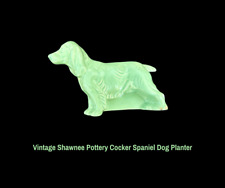 Vintage 1940s Shawnee Pottery Cocker Spaniel or Irish Setter Dog Planter picture