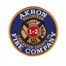 Pennsylvania - Akron Fire Company Patch Lancaster County PA picture