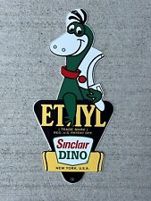 16 Inch Sinclair Dino Ethyl Gasoline Aluminum Die Cut Sign picture