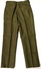 WWII US M1937 WOOL COMBAT FIELD STRAIGHT LEG TROUSERS- SIZE LARGE 36 WAIST picture