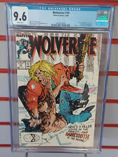 WOLVERINE #10 (Marvel Comics, 1989) CGC Graded 9.6 ~ SABRETOOTH  ~ White Pages picture