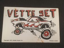 VETTE SET, 1972 Exhibit Supply Co. Penny Arcade Card picture