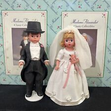 Madame Alexander Classic Collectibles Bride And Groom Figurines Circa 1997 picture