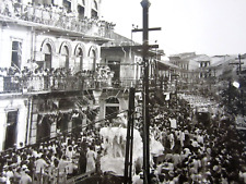 Vintage Panama City Central Avenue Casco Viejo Carnival Parade Float Photo 1920s picture