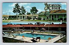 Fayetteville NC-North Carolina, McInnis Motel Advertising Vintage c1959 Postcard picture