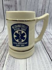 Vintage Mechanicsville MD Rescue Squad 25th Anniversary Coffee Mug Cup Maryland picture