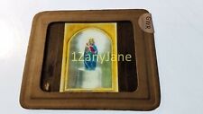 GWR Glass Magic Lantern Slide Photo STATUE OF MOTHER MARY AND THE CHRIST picture