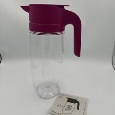  Tupperware Elegant Serving 1.75L Pitcher Sheerly Acrylic in Radish picture