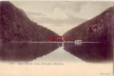 PRE-1907 UPPER CASCADE LAKE, ADIRONDACK MOUNTAINS, NY handcolored picture