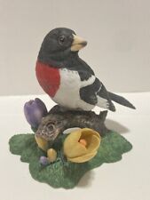 Lenox Garden Birds Rose-breasted Grosbeak Fine Porcelain Figurine picture