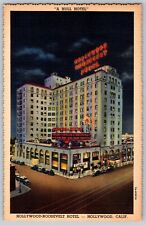 Postcard Vintage Hollywood Roosevelt Hotel Hollywood California B8 picture