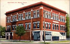Postcard Masonic Temple in South Bend, Indiana~132768 picture