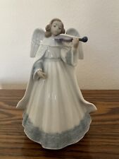 Lladro - Angel Holding Violin (retired) 7.5” H, 5” W picture