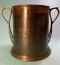 Carl Deffner Champagne/Wine Cooler Hammered Brass & Copper - Arts & Crafts picture