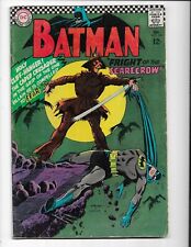 BATMAN 189 - VG 4.0 - 1ST SILVER AGE APPEARANCE OF SCARECROW (1967) picture