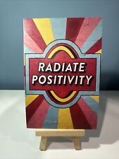 Postcard ~ 4x6 inches Hippie psychedelic Radiate Positivity picture