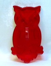 HRM Vintage Design New Red Plastic Cookie Cutter -  Owl Nature Halloween School picture