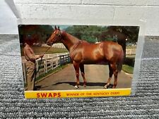 “SWAPS” Postcard - KENTUCKY DERBY WINNER - Lusterchrome Color  Posted 1969 picture