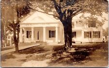 RPPC Memorial Library, Boothbay Harbor Maine - 1926 Posted Photo Postcard picture
