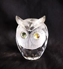 Stunning Swarovski Crystal Owl Figurine, 2.5