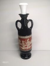 VINTAGE 1962 Jim Beam Whiskey Decanter Bottle with Egyptian Scene 13.25