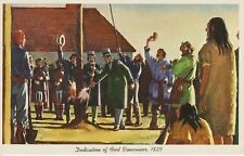 Vancouver WA National Historic Site Dedication of Fort Vancouver Postcard E8  picture
