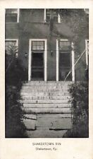 Shakertown Inn Shakertown Kentucky KY c1938 Postcard picture
