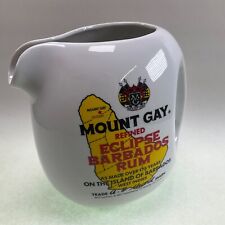 Mount Gay Refined Eclipse Barbados Rum Pitcher Bar Jug Vintage picture