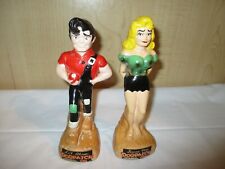 RARE Vintage 1975 Lil Abner & Daisy Mae Dogpatch Banks Lot Chalkware 7 1/4” picture