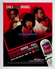 Verizon Wireless Flip Cell Phone 2006 Fugees Foxy Trade Print Magazine Ad Poster picture