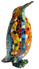 Unique handcrafted Colorful Mosaic  4.5”  Penguin Figurine Collectible Gift picture