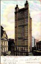VINTAGE POSTCARD 1902 IMAGE OF PARK ROW BUILDING NEW YORK CITY (MAILED 1907) picture