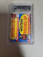RARE 1956 Topps Western Round Up Unopened Wax Pack Sealed - Graded 9 MINT picture