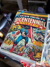 captain America's bicentennial battles oversized large rare comic Book vintage picture