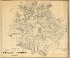 1879 Map| Map of Bexar County| Bexar County|Bexar County Tex|Cadastral Landowner picture