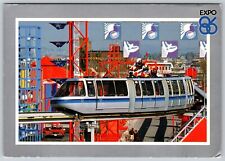 Monorail Expo 86 World's Fair Vancouver BC Canada (6 X 4 in) 1986 Postcard picture