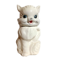 Vintage 1950's American Bisque Pottery Fluffy the Cat Cookie Jar picture