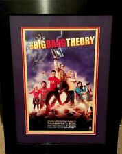 Big Bang Theory cast signed 2012 SDCC poster FRAMED Cuoco Galecki Helberg +3 JSA picture