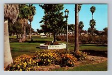 San Clemente CA-California, Plaza Park, Antique Vintage Souvenir Postcard picture