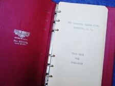 1956-1958 CAMELLIA GARDEN CLUB, GASTONIA, NC Vintage Yearbooks Names, Meet Info picture