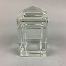 Rare Cartier Crystal Lidded Trinket Box - 6.5” picture