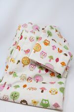 Circo Target Love And Nature Full Bed Sheet Set Owls Hedgehogs Cotton Blend picture