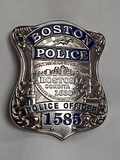 Vintage / Collectible Movie Prop Replica Boston MASS Police Badge picture