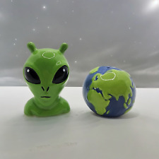 Cracker Barrel Alien and Earth 2024 Salt and Pepper Shakers Set picture